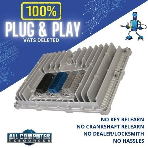 2013 Chevrolet Silverado 6.6L 12654884 ECU ECM PCM Computer VATS DELETE — 第 2/4 张图片