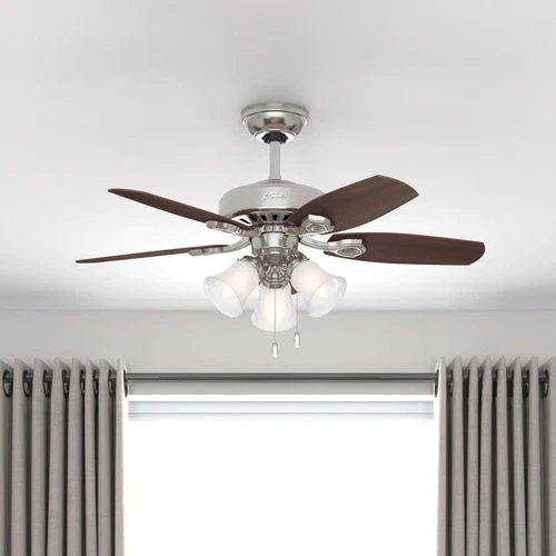 52106 Hunter Builder Ceiling Fan with LED Light and Pull Chain Control, 42-inch - Picture 3 of 10
