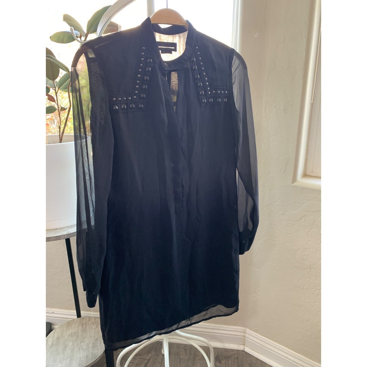 diesel sheer dress DIESEL Lam Sheer Maxi Dress in Natural