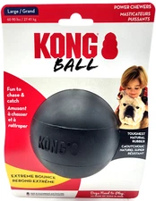 KONG Extreme Bounce Ball *NEW SIZE L/XL Durable Rubber Fetch & Chew Dog Toy 3.5"