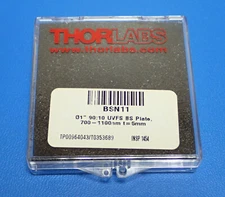 THORLABS BSN11 - Ø1" 10:90 (R:T) UVFS PLATE BEAMSPLITTER, 700-1100 nm, t = 5 mm