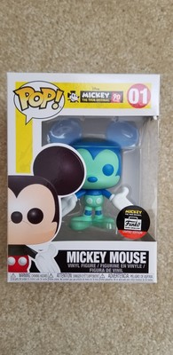 blue and green mickey funko
