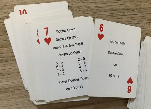 Ken Touroo 1992 HIT 17 Blackjack Strategie Kartenspiel Spielkarten mit Regeln - Bild 12 von 12