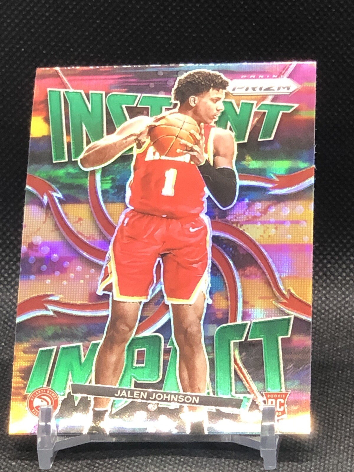 JALEN JOHNSON 2021-22 PRIZM INSTANT IMPACT SILVER PRIZM HOLO ROOKIE R/C