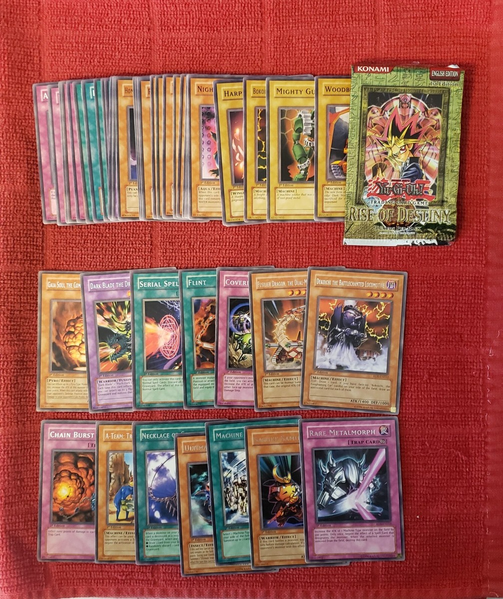 Yugioh TCG Rise of Destiny 1st Edition Complete Base 35+ Rare 14 nm/mt+  Unplayed | eBay