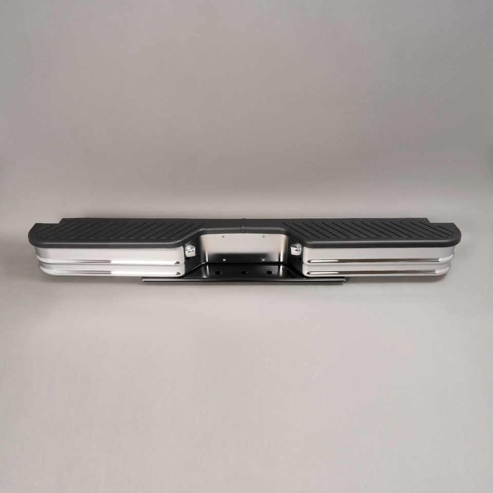F150 Chrome Step Rear Bumper Fleetside Universal Steel Powder Coated ...