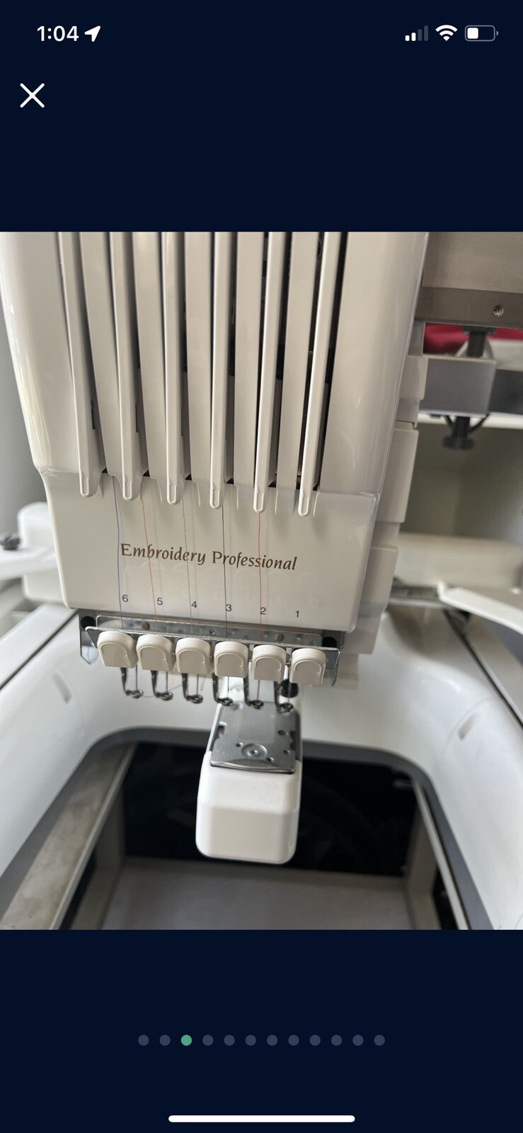 Baby Lock Array 6 Multi Needle Embroidery Machine (Model BMP8) eBay