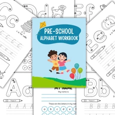 Preschool Alphabet workbook | ABC Learning Activities for Kids | Printable