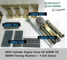 NEW Cylinder Engine Hone Kit 62MM TO 88MM Honing Machine + 4 Grit Stones