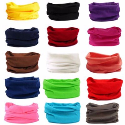 Schlauchschal Halstuch Halswärmer Winter Loop Schal Bandana Schlauchtuch farbig 