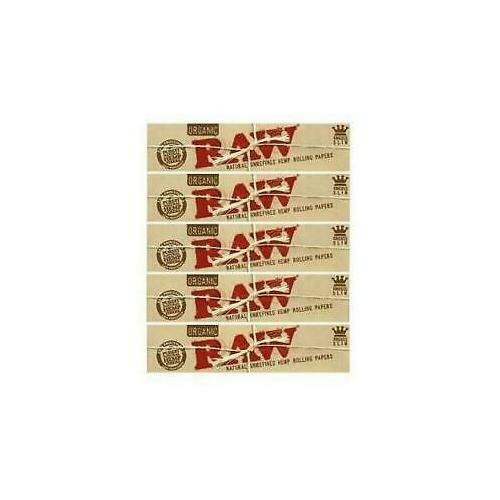 Papeles rodantes crudos tamaño king orgánico, puntas de cucaracha conocedor Rizla alternativa - Imagen 12 de 15