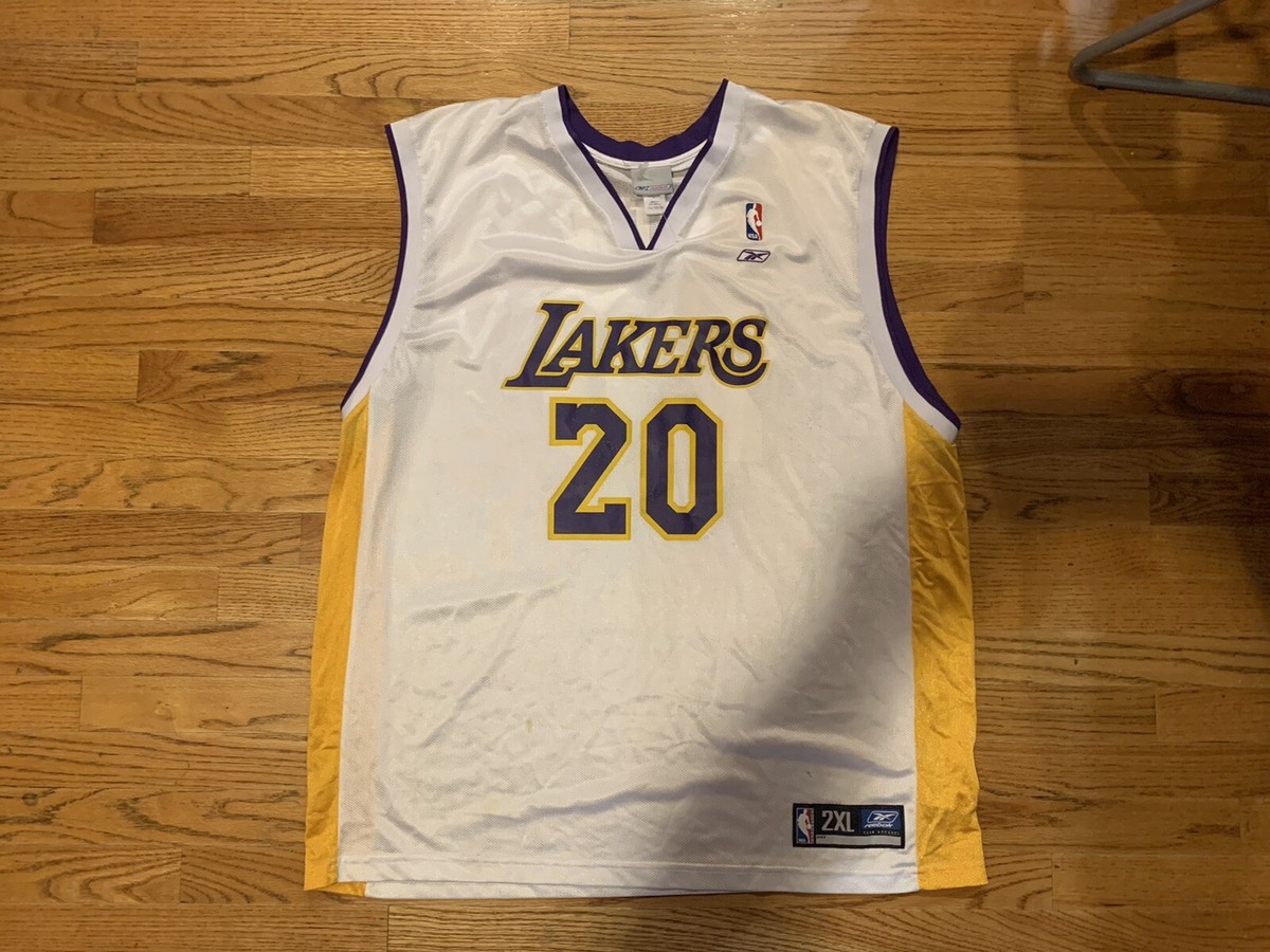 GARY PAYTON Los Angeles LAKERS Basketball REEBOK Replica 2XL