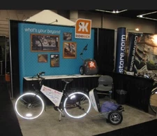 Pop-Up Display booth -- Expo Displays 9ft Assembly w/ 4 Lights