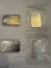 Lot Of (4) Vintage 1oz 999 Fine Silver Engelhard Bars