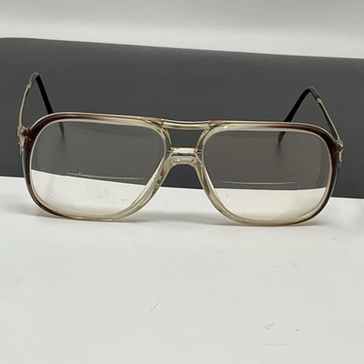 Vintage Luxottica Italy Aviator Eyeglasses Frame JAY 57 [] 14- 140 Greywash