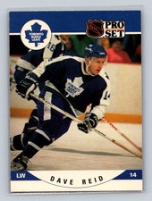 1990-91 Pro Set #541 Dave Reid RC Toronto Maple Leafs