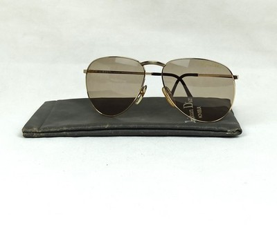 RARE CH. DIOR MONSIEUR SUNGLASSES VINTAGE SILVER FRAME AUSTRIA