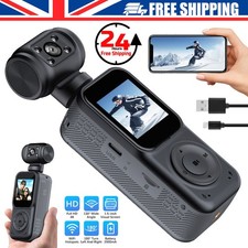 4K HD WiFi 180° Rotation Handheld Sports Cam Vlog Camera Pocket Action Camera DV