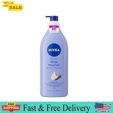 NIVEA Shea Nourish Body Lotion for Dry Skin with 16.9 Fl Oz New