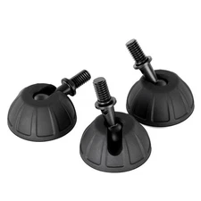 Leofoto 50mm Suction Cup Tripod Feet 3-Pack, Silica Gel, 3/8-Inch (SC-50)