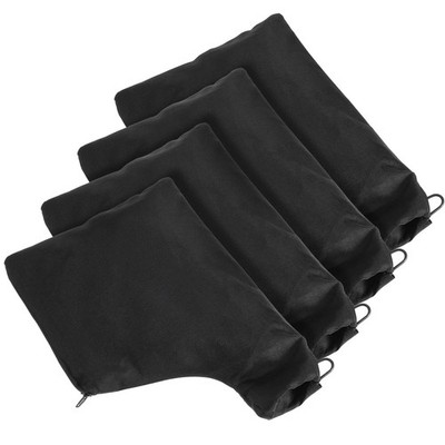 Ymapinc 4PCS Dust Collector Bags, Black Polyester Filter Bag with Steel 