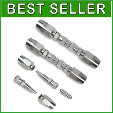 Efficient Hydraulic Hose Field Repair Kit - 3 Sizes for Emergency Repairs