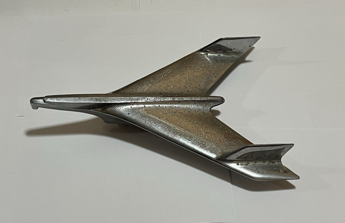 Genuine 1950's Chevy Chevrolet Bird Plane Vintage Hood Ornament