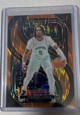 2024-25 Panini Select - Premier Level Stephon Castle #175 Orange Flash Prizm...