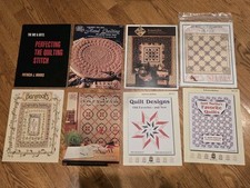 Lot of 8 Mixed Paperback Quilting Books Various Authors Quilt Patterns Blocks