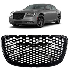 For 2015-2023 Chrysler 300 300c Black Srt Style Front Upper Hood Grille Grill For 2015-2023 Chrysler 300 300c Black Srt Style Front Upper Hood Grille Grill