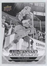 2024-25 Upper Deck Extended Series UD Canvas Young Guns Black Tye Felhaber 1t2b