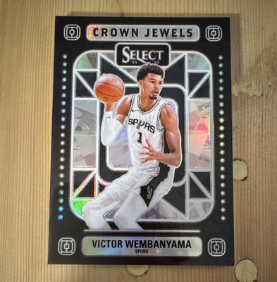 2024-25 Panini Select - Crown Jewels Victor Wembanyama #8 Prizm Spurs