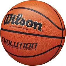 Wilson Evolution 29.5 Official Indoor Basketball Composite Leather Game Ball