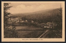 Bad Luisenthal, Ortsansicht aus der Vogelschau, Ansichtskarte 