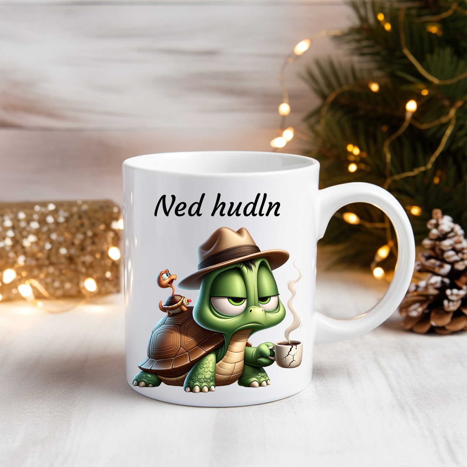 Bayerische Tasse mit Spruch – „Nur ned hudln!“ – Lustiges Geschenk für Entspannt