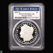1995-P $1 Gymnastics, DCAM (Proof) Modern Silver and Clad