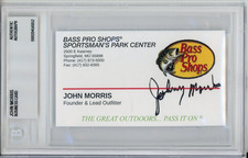 JOHN JOHNNY MORRIS FOUNDER BASS PRO SHOPS SIG...