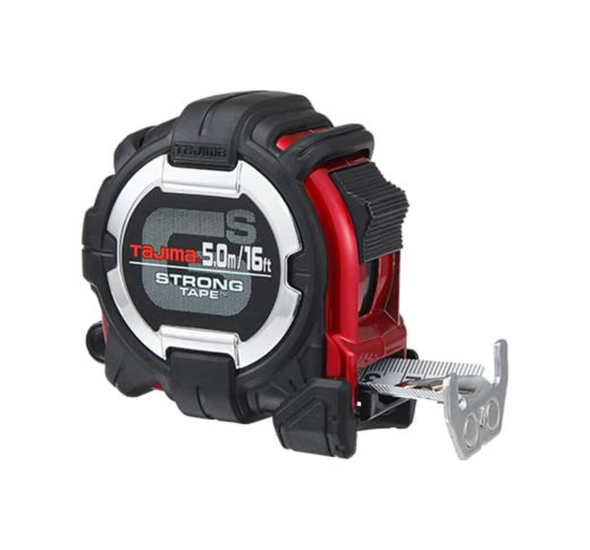 - 16ft/5m X 1in Gs-lock Measuring Tape With Compatible Clip
