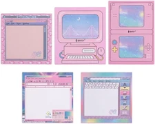 KOOBOOK Kawaii Planner Notebook Cute Memo Pads with Computer Game Shape Design K