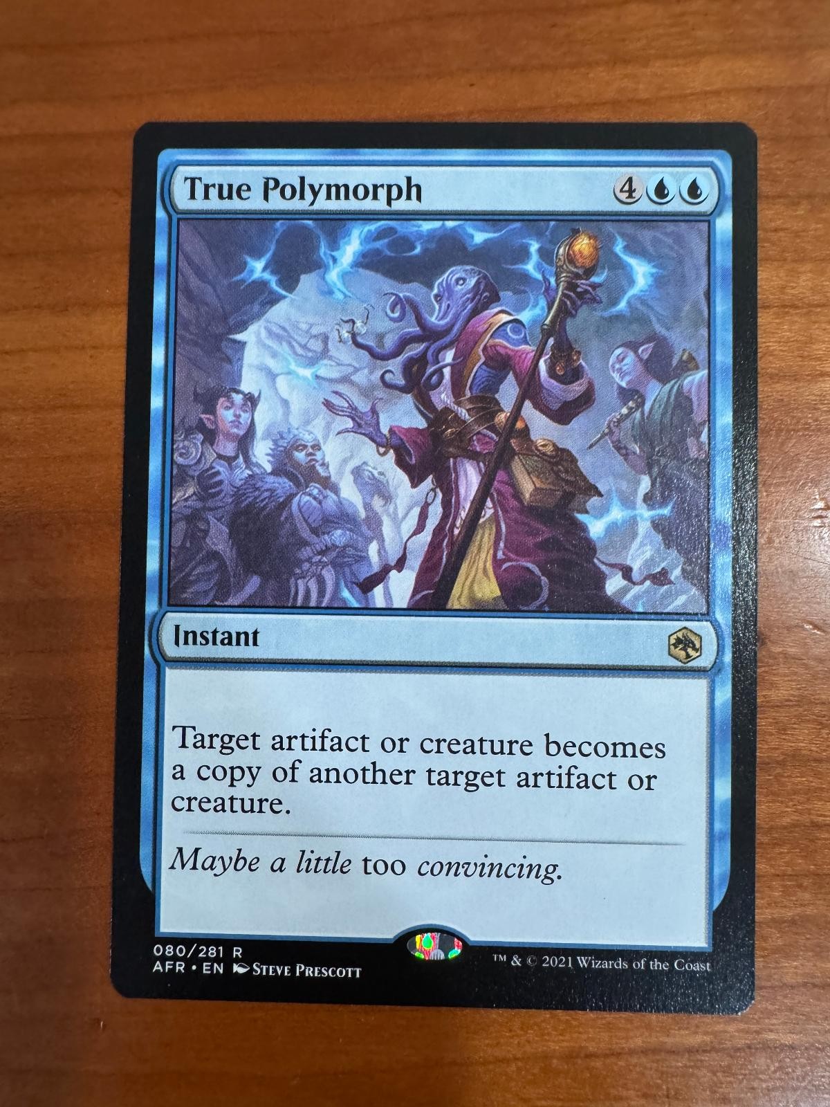 TRUE POLYMORPH 80 R PRERELEASE CARDS MAGIC: THE GATHERING NM
