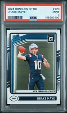 2024 PANINI DONRUSS OPTIC #229 DRAKE MAYE ROOKIE RC PSA 9