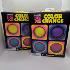 Authentic Schylling Needoh NEW Teenie Color Change 4 Pack Squishy Lot of 2