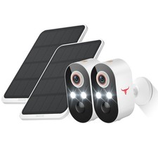 Solar Security Camera Wireless Outdoor, Battery Powered WiFi Camera for Home ...