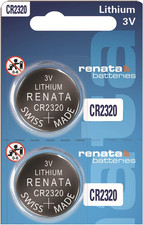 CR2320 Batteries - 3V Lithium Coin Cell 2320 Battery (2 Count)