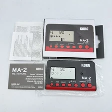 Korg MA-2 Metronome Red/Black W/Built In Stand New Open Box