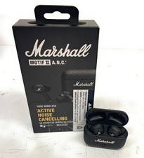 Marshall Motif II A.N.C. True Wireless Active Noise Cancelling Earbuds, Black
