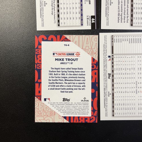 Lotto Inserti Foil Allenamento Primavera 2025 Topps Serie 1 Baseball (x12) Trota RC ๐ฅ - Foto 7 di 7