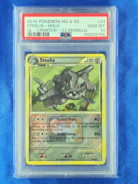 Steelix Unleashed #24 Pokemon Graded Slab PSA 10