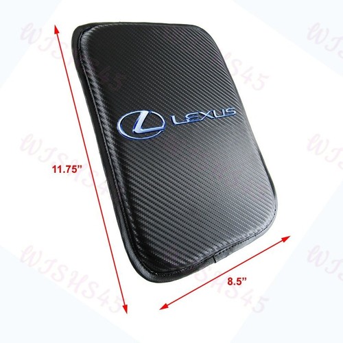Set For Lexus Racing Car Center Armrest Cushion Mat Pad Cover + Black Keychain - Picture 2 of 7