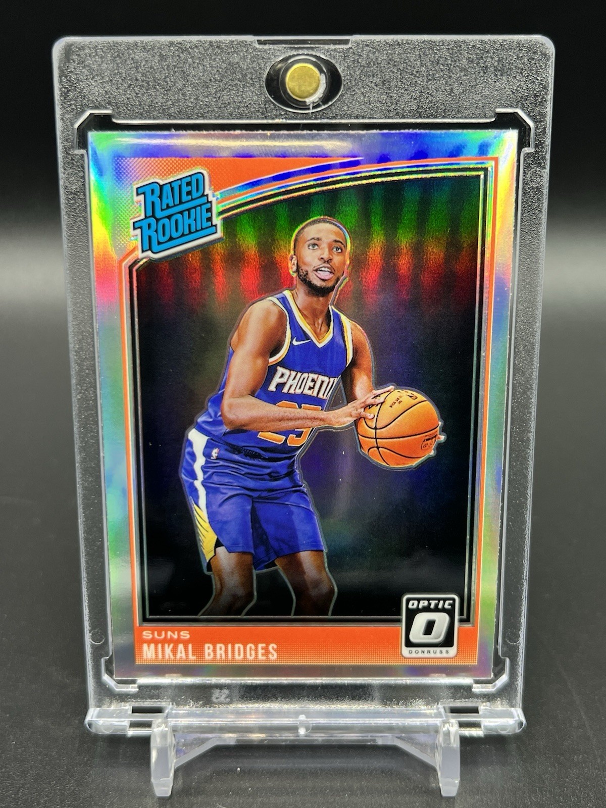 2018-19 Panini Donruss Optic - Rated Rookie Holo Mikal Bridges #200 (RC) Knicks